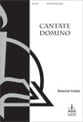 Cantate Domino SATB choral sheet music cover